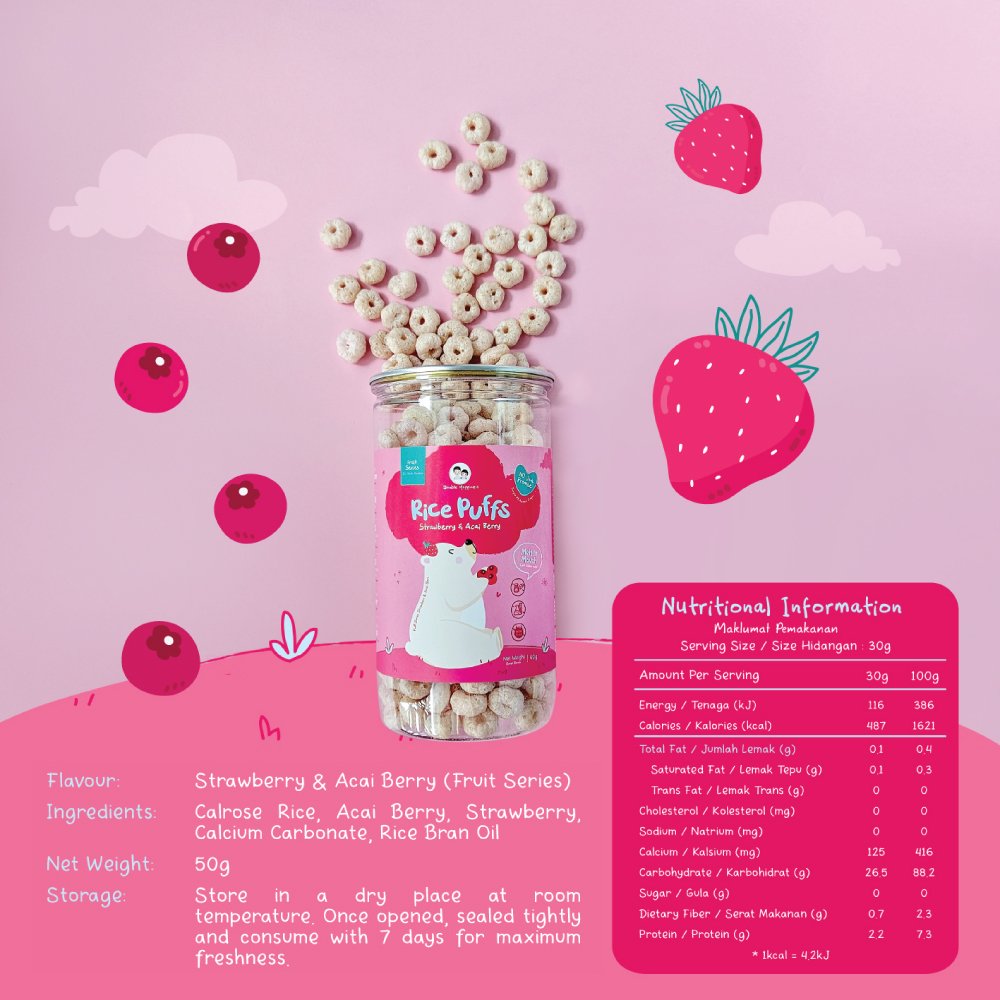 Rice Puffs (Strawberry & Acai Berry) - Image 4