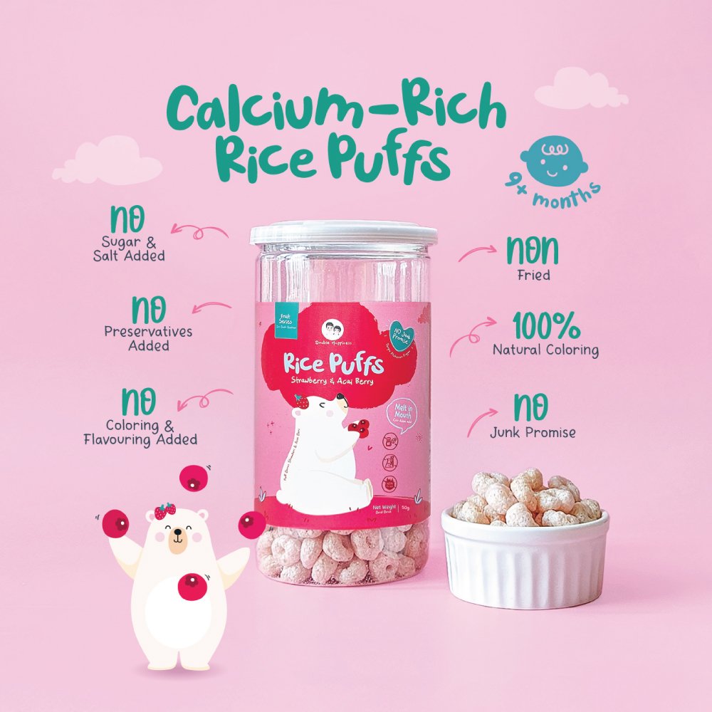 Rice Puffs (Strawberry & Acai Berry) - Image 2