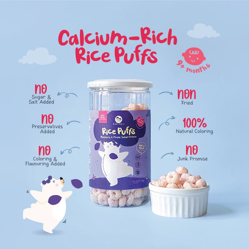 Rice Puffs (Blueberry & Purple Sweet Potato) - Image 2