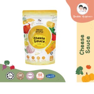 Double Happiness Cheese Sauce 12 months baby food salt introduced product Halal GMP HACCP ISO 22000 makanan bayi 12 bulan 12个月宝宝辅食