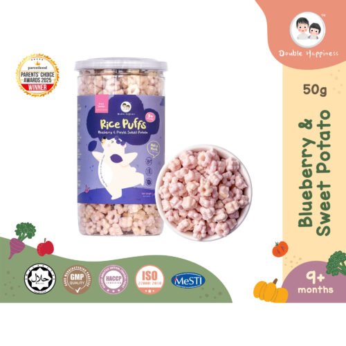 Rice Puffs (Blueberry & Purple Sweet Potato)