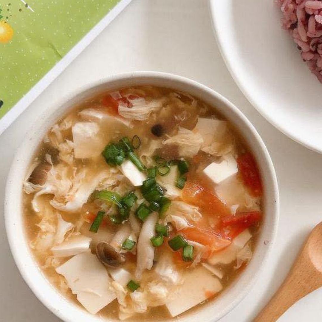 Tomato Mushroom Tofu Soup - Double Happiness Asia Foods