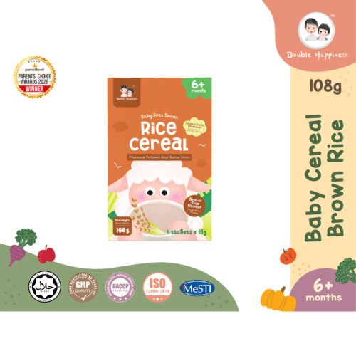 Baby First Spoon Rice Cereal Brown Rice
